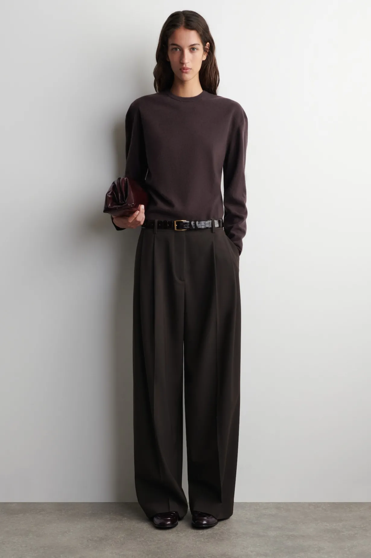 MERINO WOOL CREW-NECK SWEATER