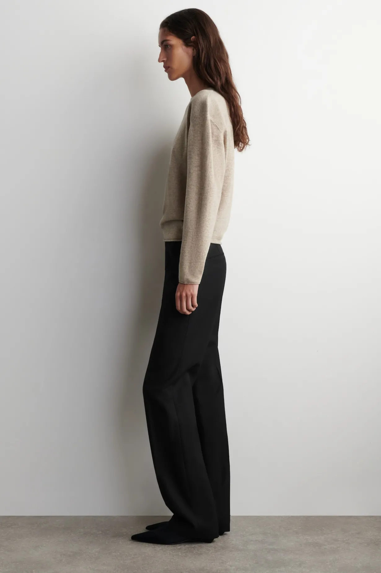 MERINO WOOL CREW-NECK SWEATER