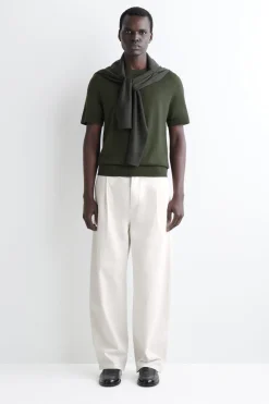 MERINO WOOL KNITTED T-SHIRT