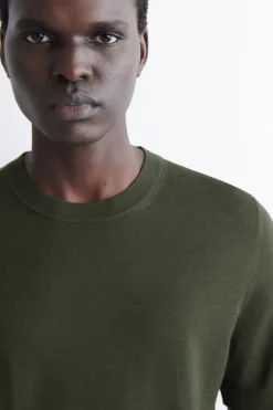 MERINO WOOL KNITTED T-SHIRT