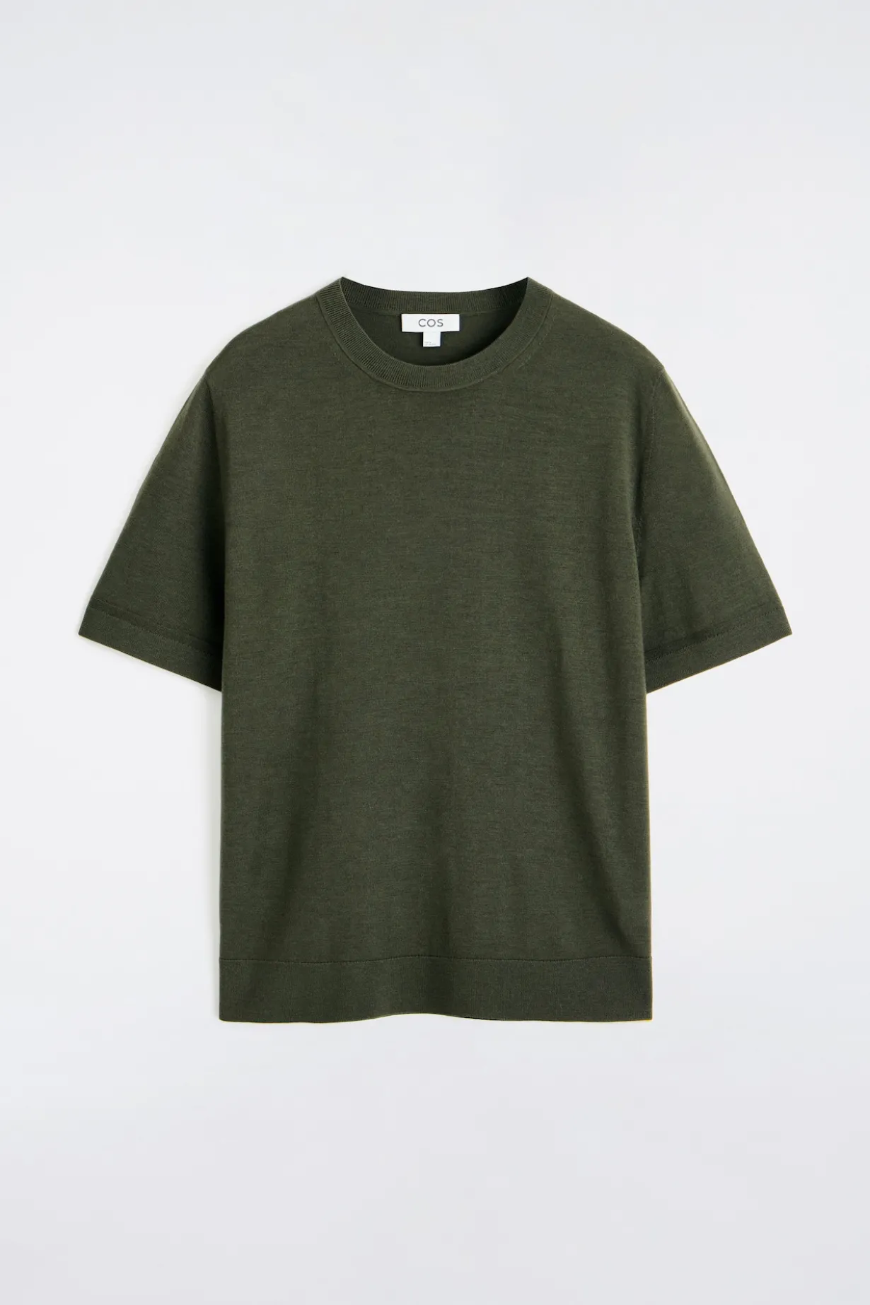 MERINO WOOL KNITTED T-SHIRT