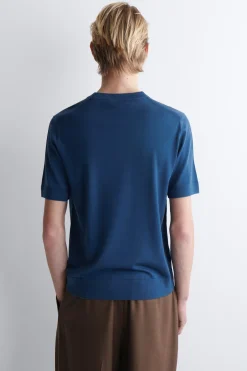 MERINO WOOL KNITTED T-SHIRT