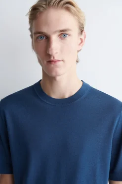 MERINO WOOL KNITTED T-SHIRT