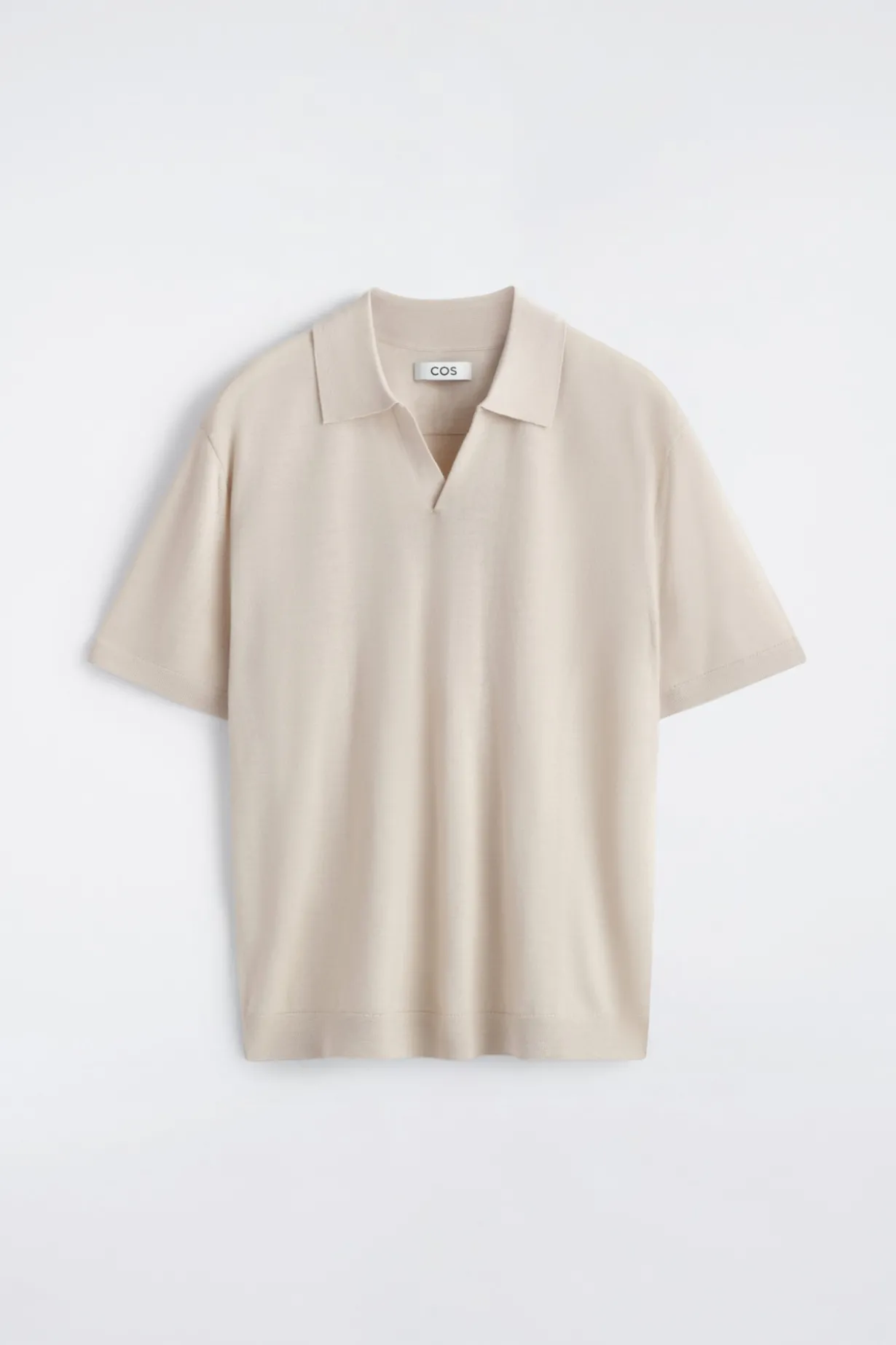 MERINO WOOL POLO SHIRT