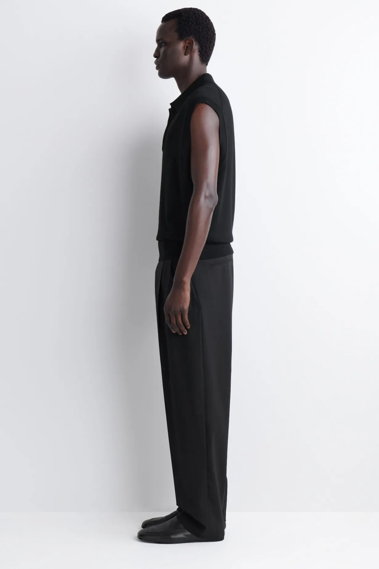 MERINO WOOL POLO TANK