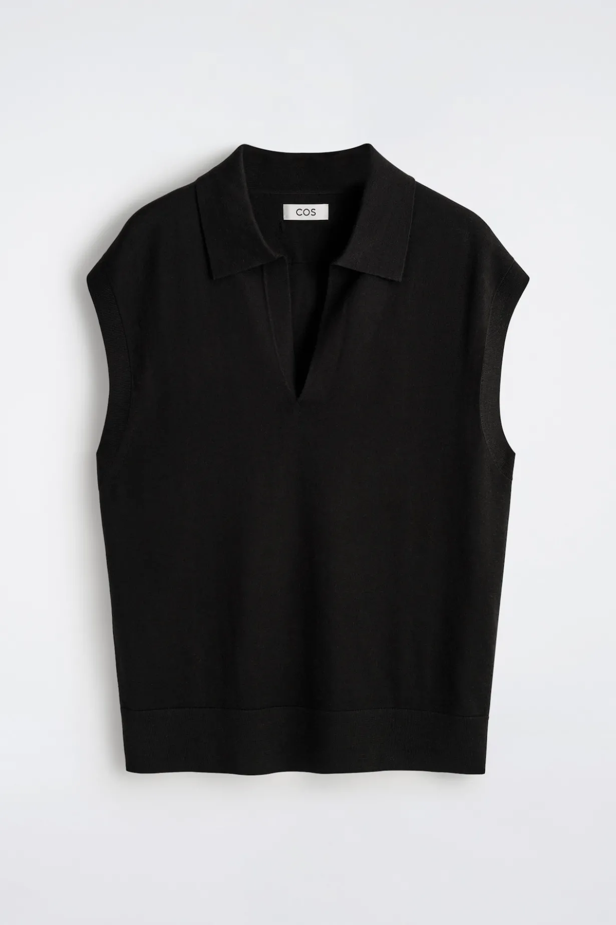 MERINO WOOL POLO TANK