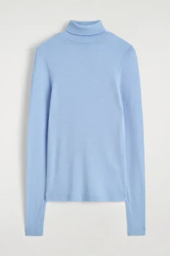 MERINO WOOL TURTLENECK TOP