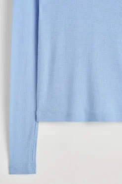MERINO WOOL TURTLENECK TOP
