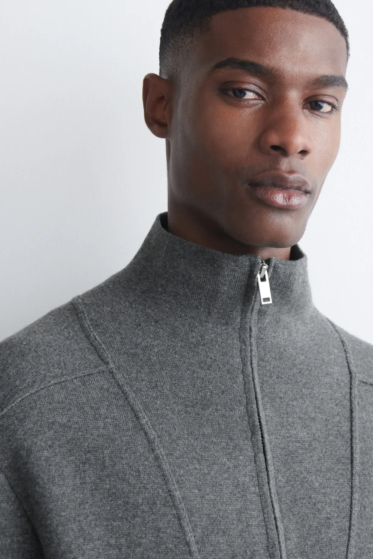 MERINO WOOL ZIP-UP TRACK JACKET