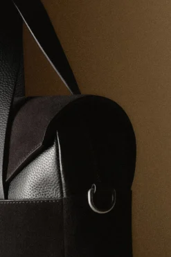 MINIMAL BRIEFCASE - SUEDE