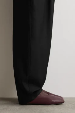 MINIMAL LEATHER BALLET FLATS