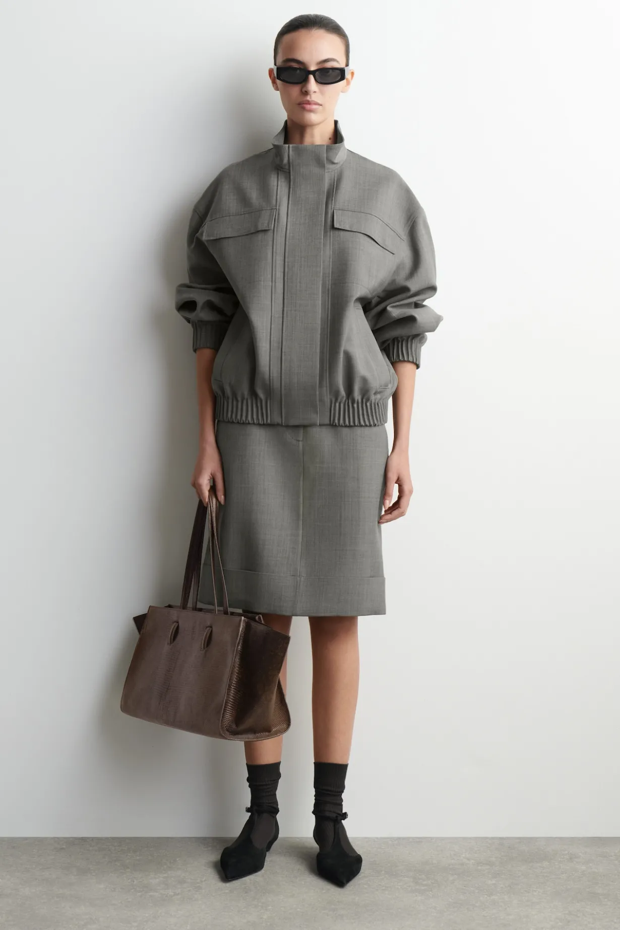 MONUMENT TOTE BAG - LEATHER