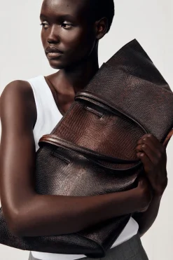 MONUMENT TOTE BAG - LEATHER