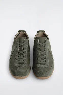 NUBUCK AND SUEDE SNEAKERS