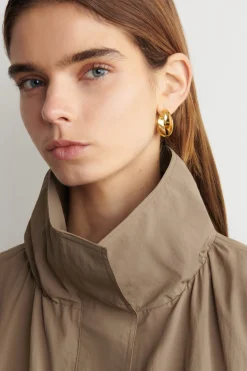 NYLON mock-NECK JACKET