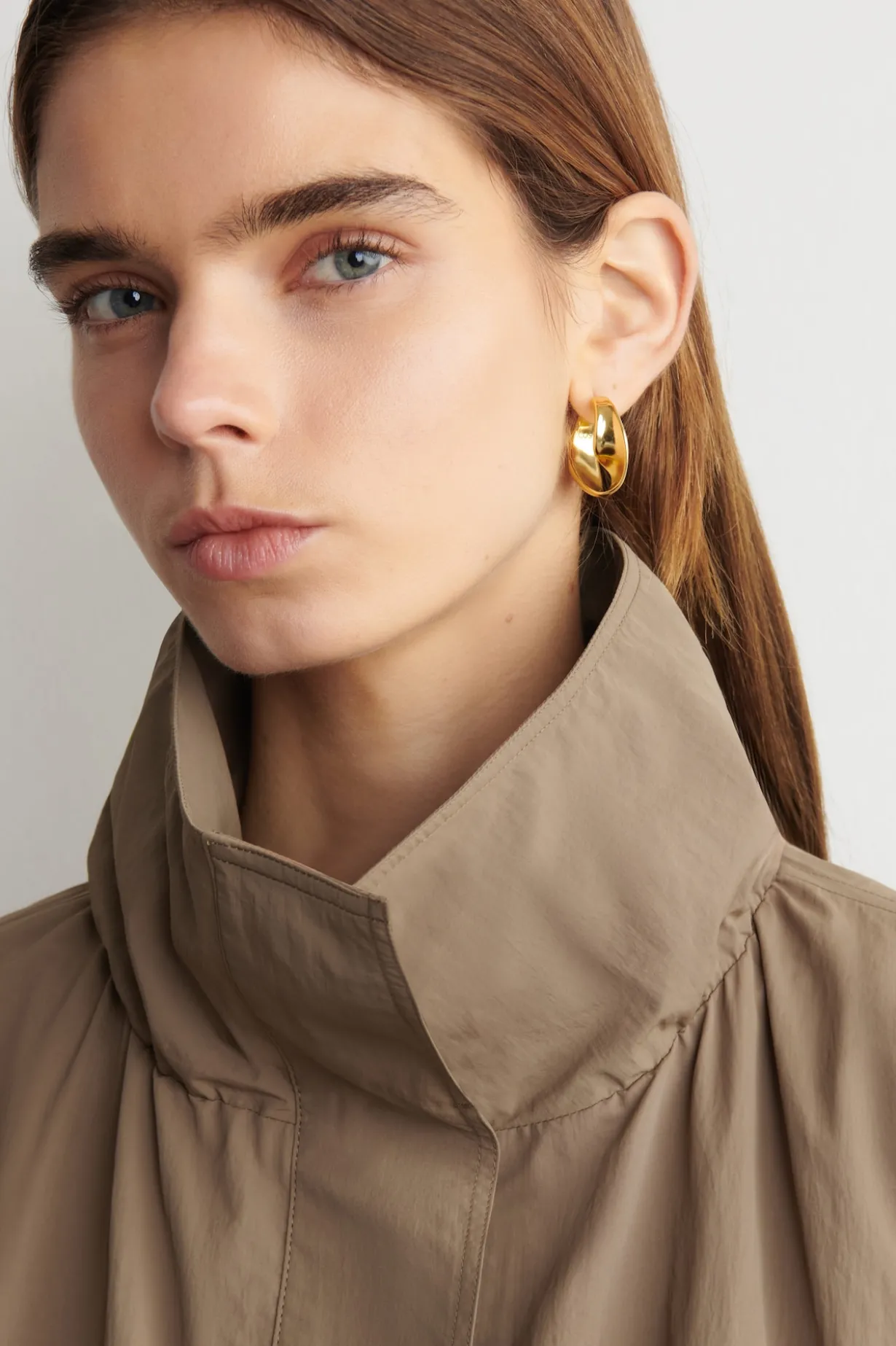 NYLON mock-NECK JACKET