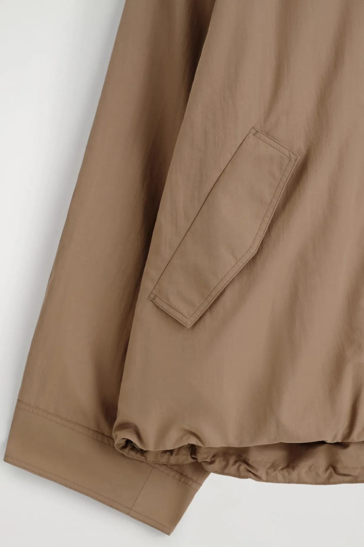 NYLON mock-NECK JACKET