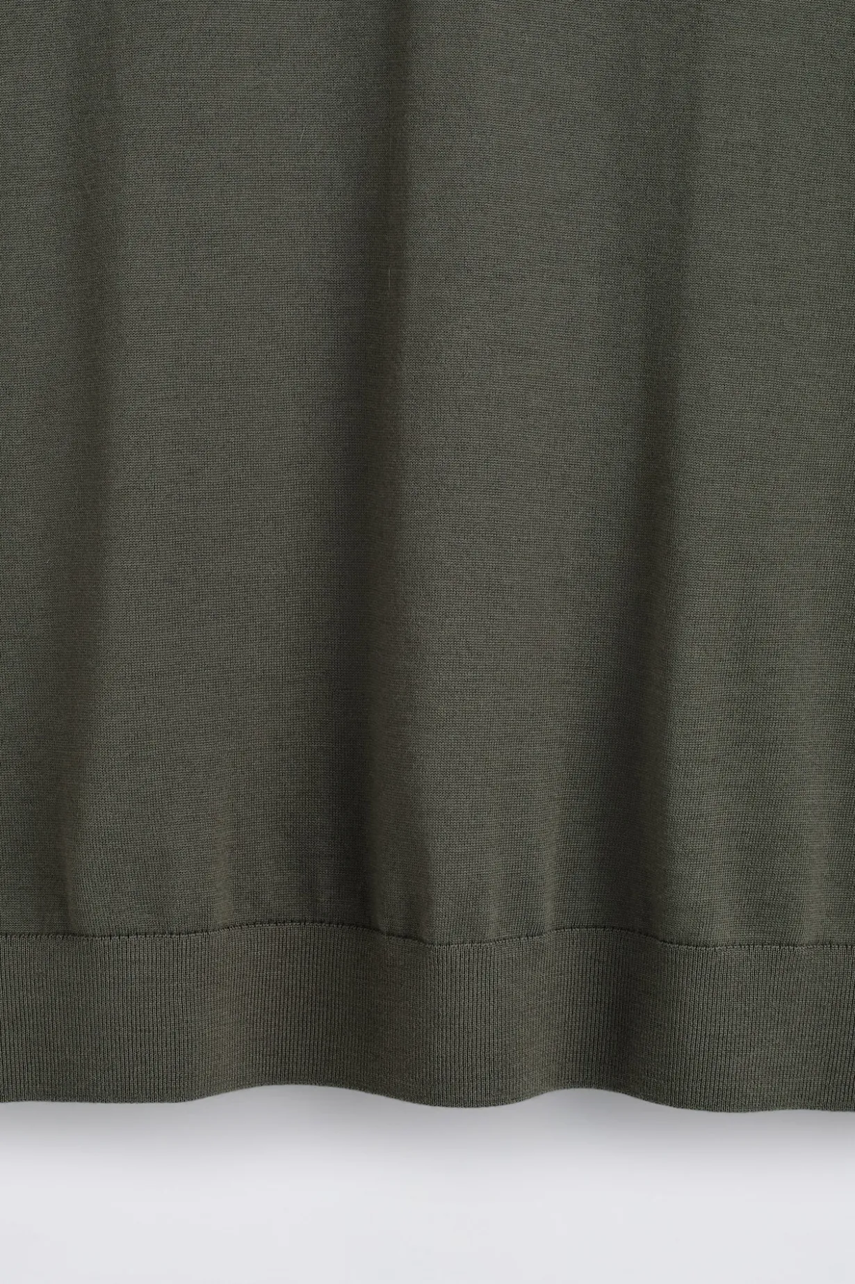 OPEN-COLLAR MERINO WOOL POLO SHIRT
