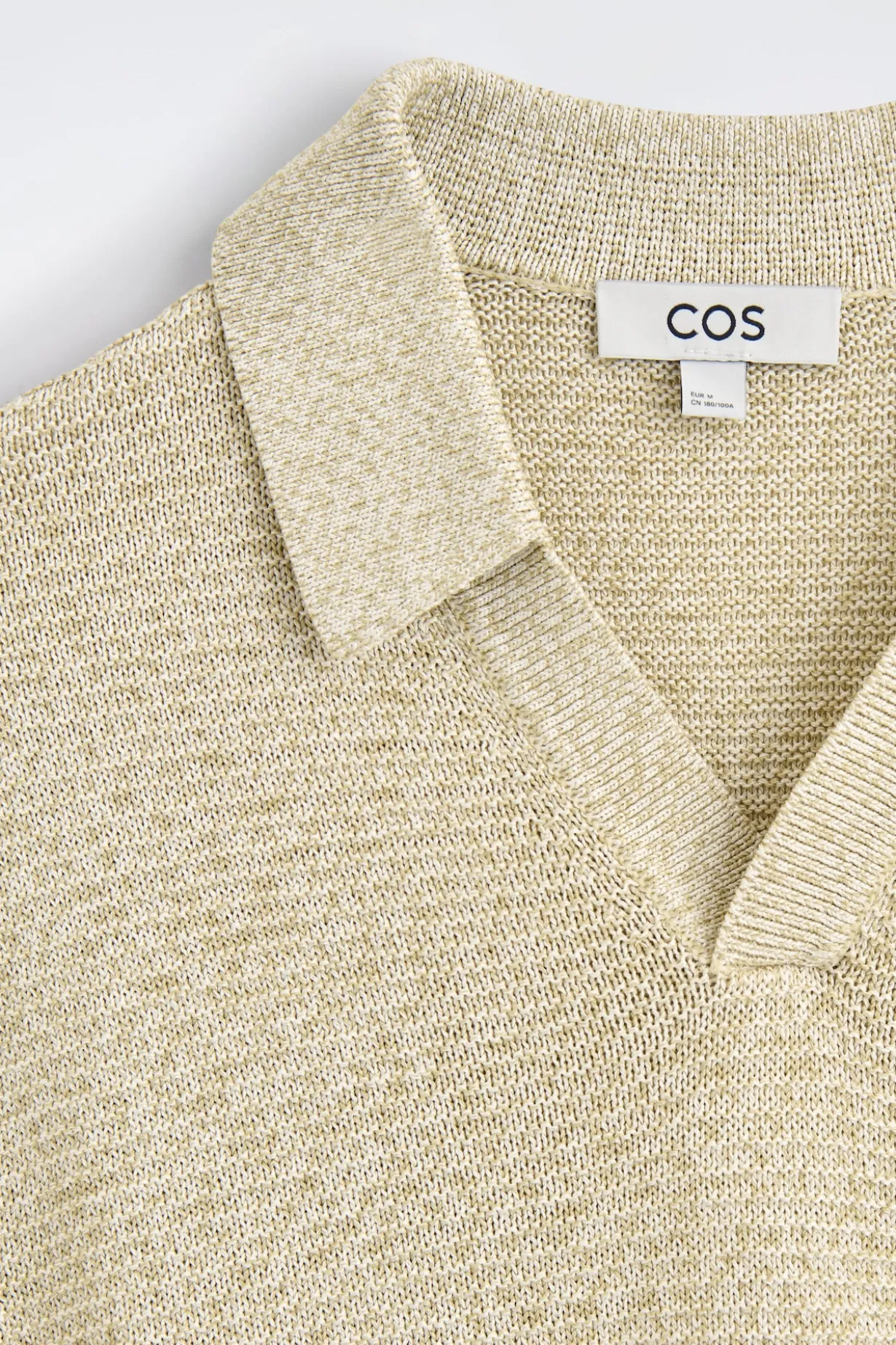 OPEN-KNIT POLO SHIRT