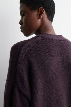 OVERSIZED MERINO WOOL CARDIGAN