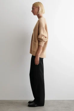 OVERSIZED MERINO WOOL CARDIGAN