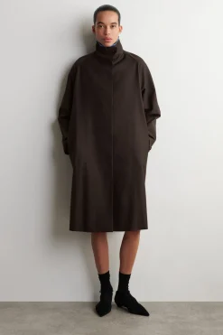 OVERSIZED mock-NECK COAT