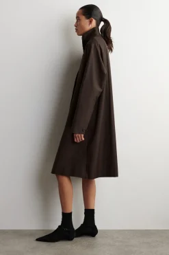 OVERSIZED mock-NECK COAT