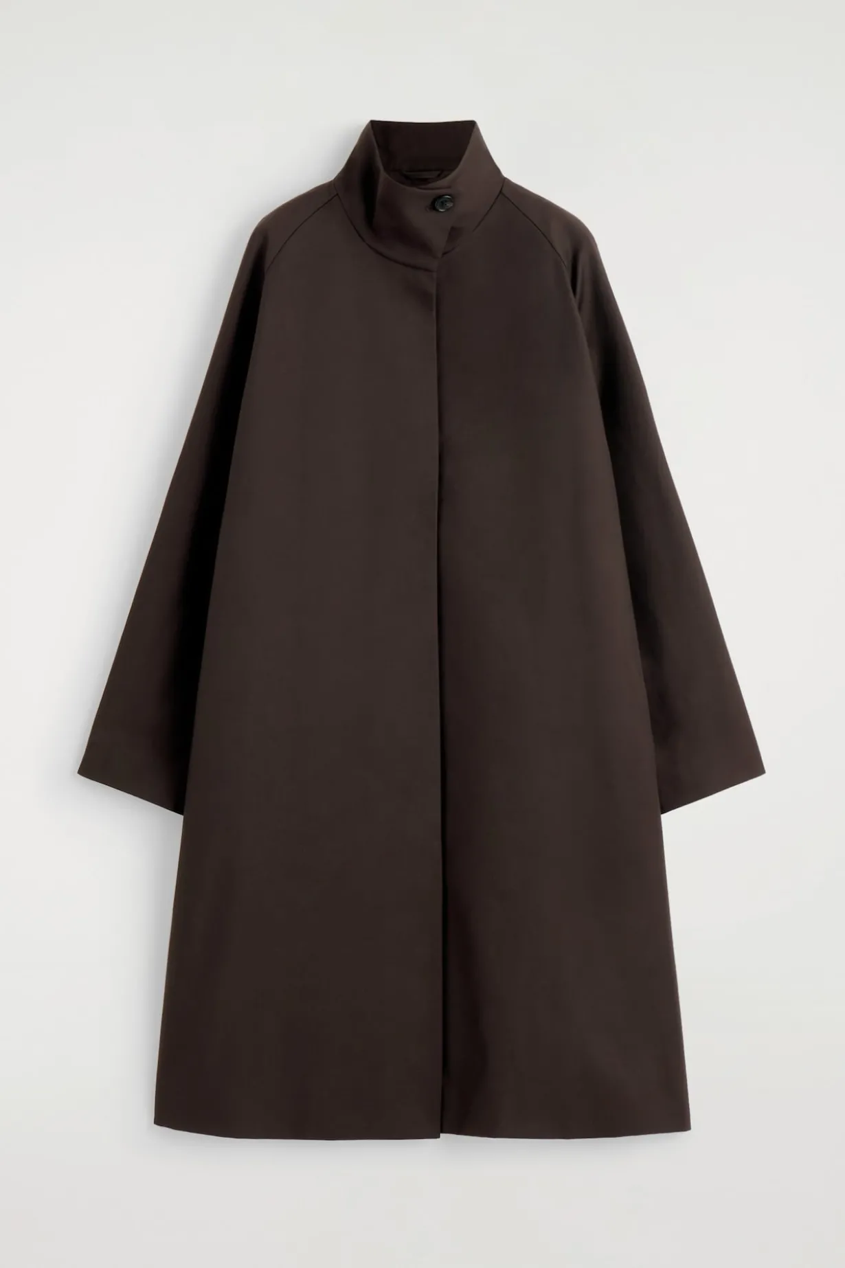OVERSIZED mock-NECK COAT