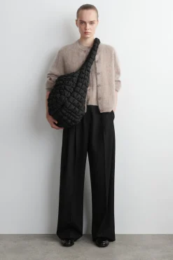 OVERSIZED QUILTED CROSSBODY BAG