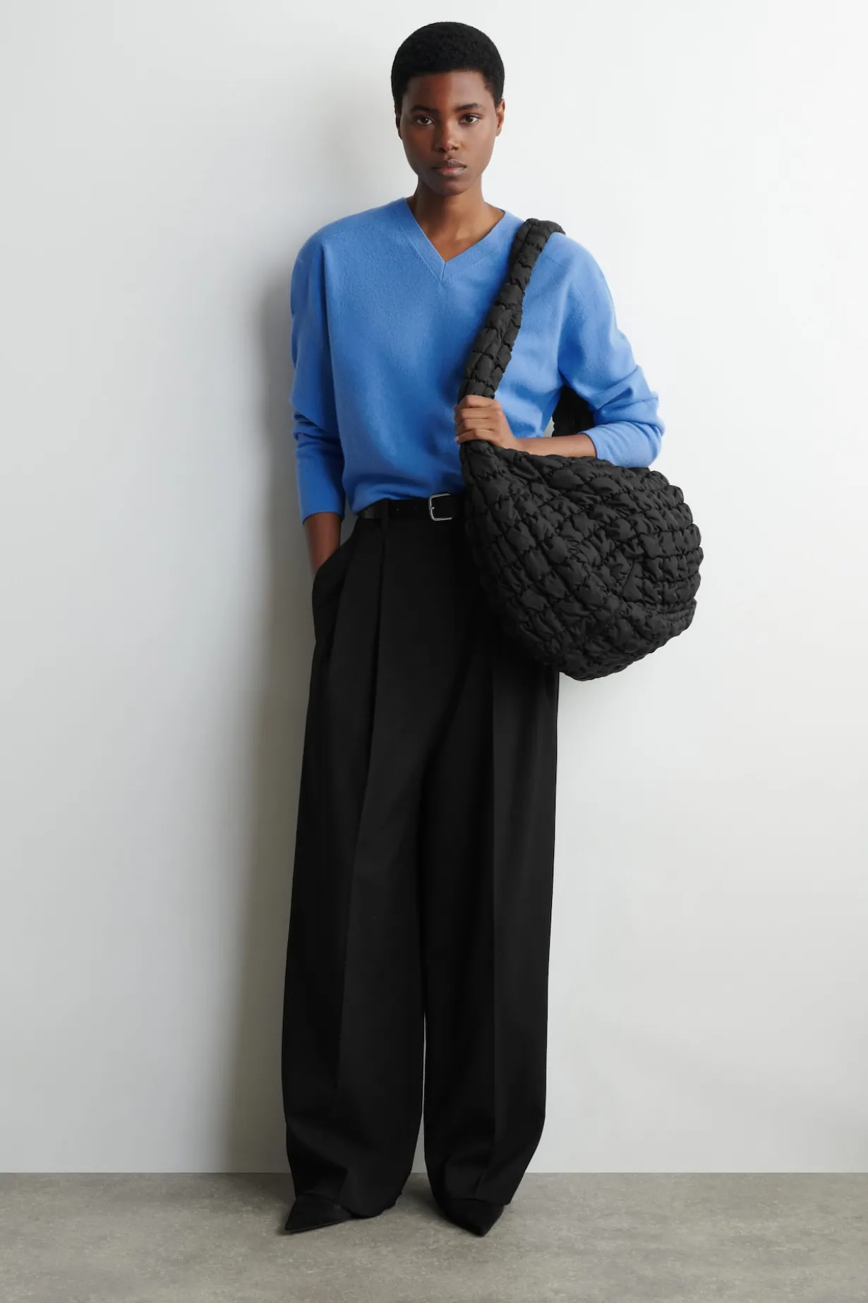 OVERSIZED QUILTED CROSSBODY BAG