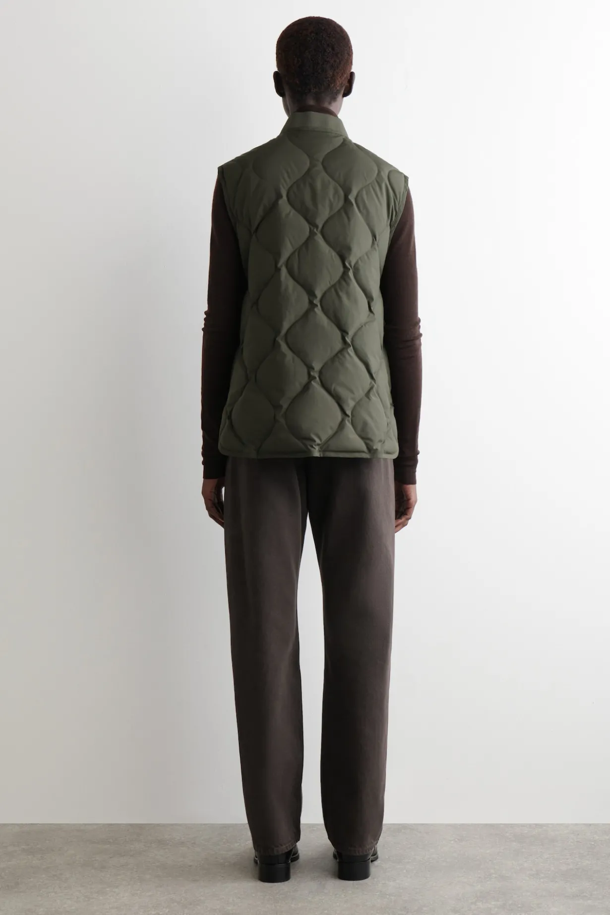 OVERSIZED QUILTED DOWN GILET