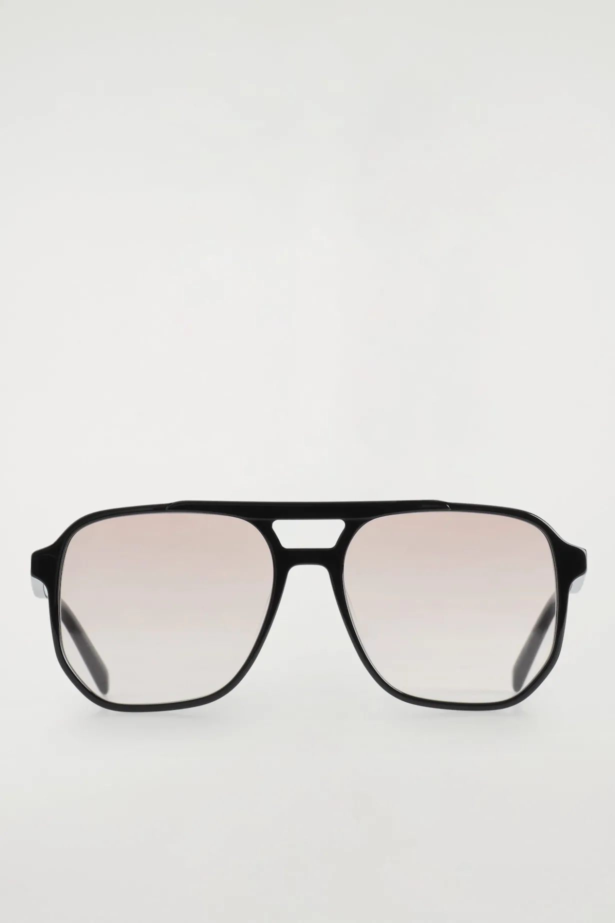 OVERSIZED SQUARE-FRAME AVIATOR SUNGLASSES