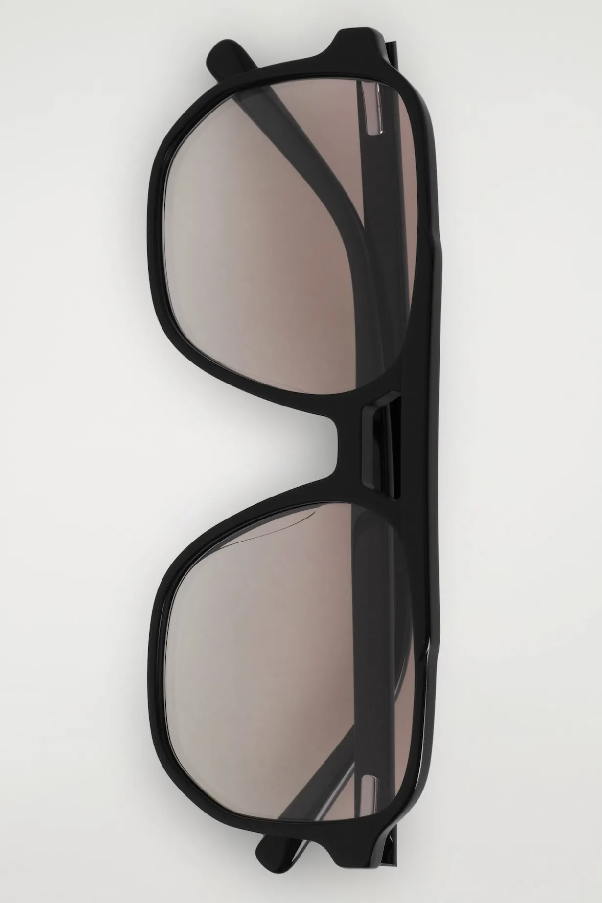 OVERSIZED SQUARE-FRAME AVIATOR SUNGLASSES