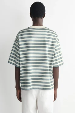 OVERSIZED STRIPED COTTON T-SHIRT