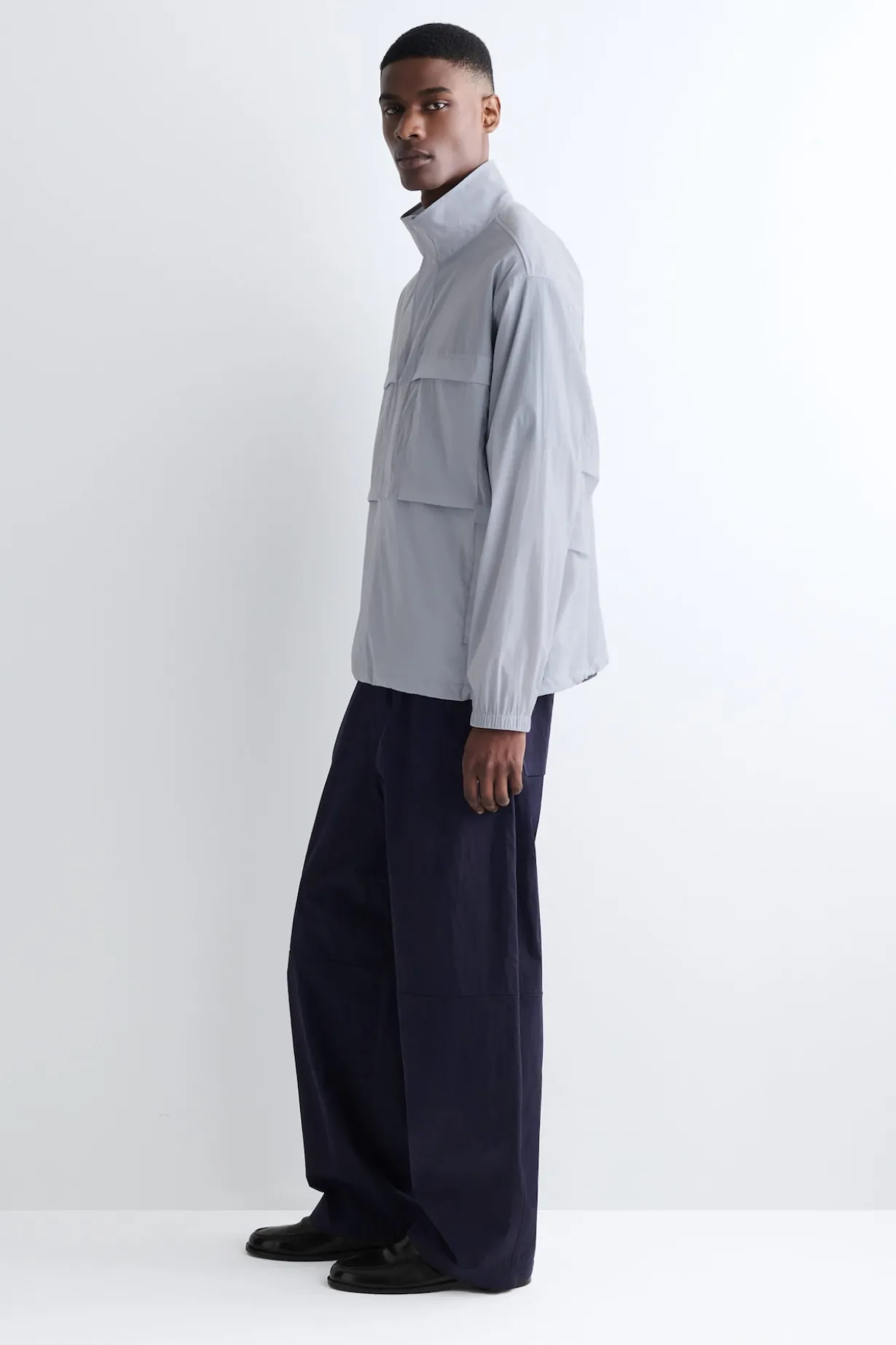 OVERSIZED WATER-RESISTANT ANORAK JACKET