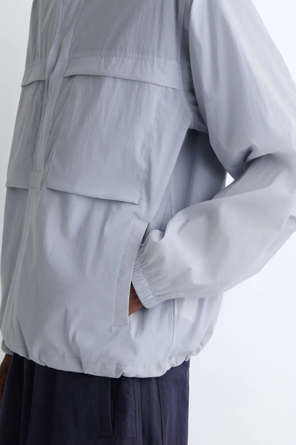 OVERSIZED WATER-RESISTANT ANORAK JACKET