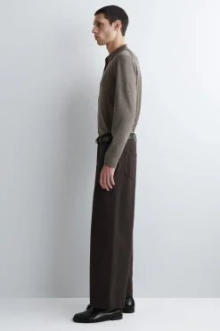 OVERSIZED WIDE-LEG DENIM PANTS