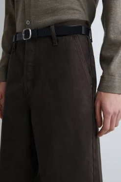 OVERSIZED WIDE-LEG DENIM PANTS