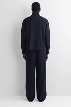 OVERSIZED WIDE-LEG JERSEY PANTS