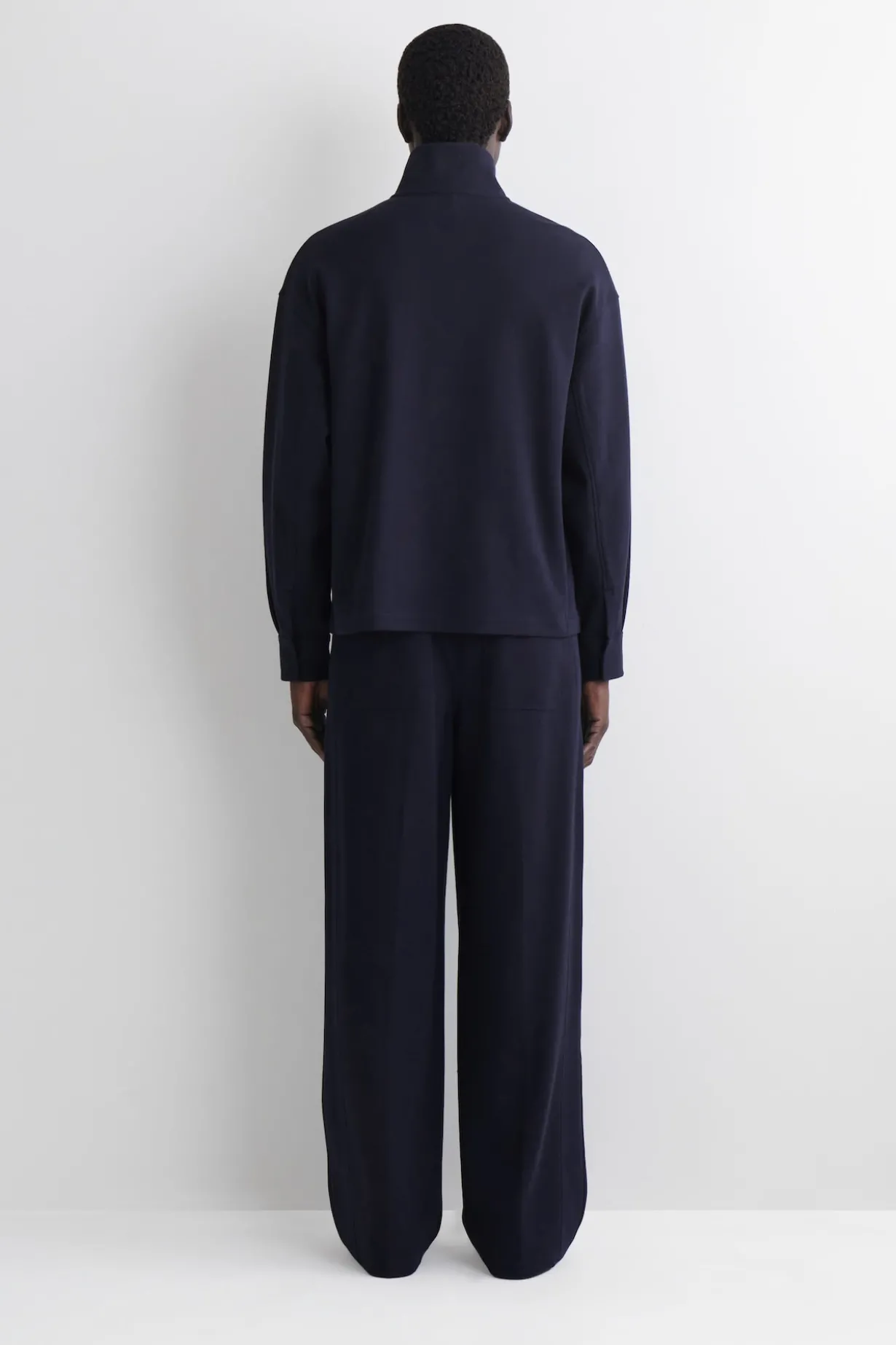 OVERSIZED WIDE-LEG JERSEY PANTS