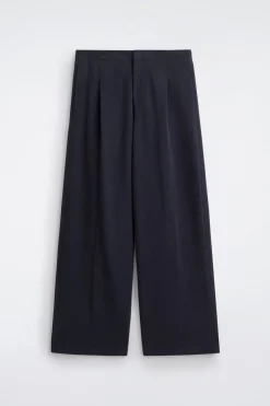 OVERSIZED WIDE-LEG JERSEY PANTS