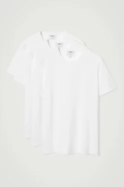 3-PACK COTTON CREW-NECK T-SHIRTS
