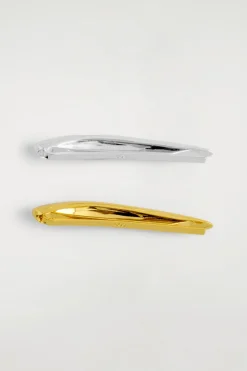 2-PACK DOMED HAIR SLIDES