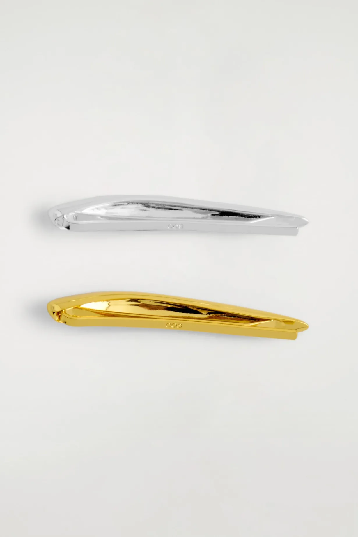 2-PACK DOMED HAIR SLIDES
