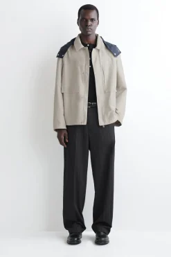 PACKABLE-HOOD WINDBREAKER JACKET