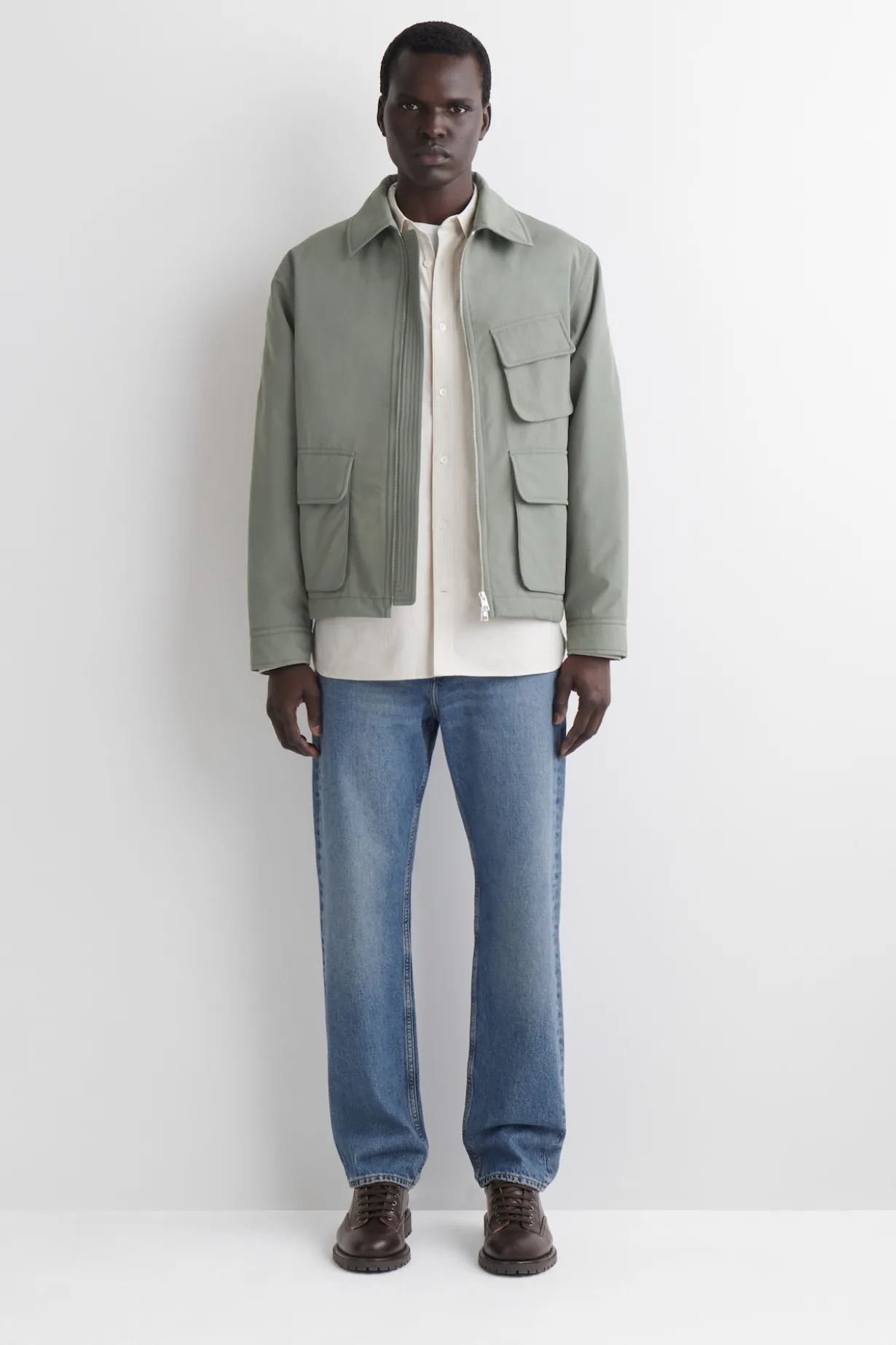 PADDED NYLON UTILITY JACKET