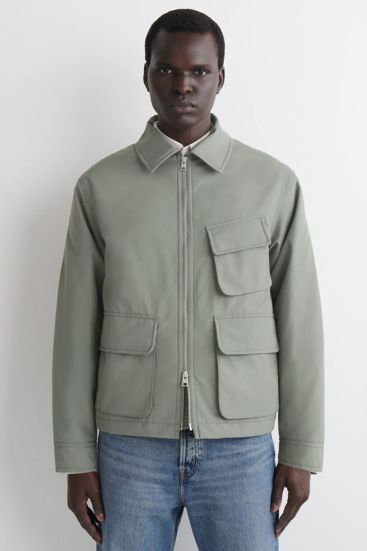 PADDED NYLON UTILITY JACKET