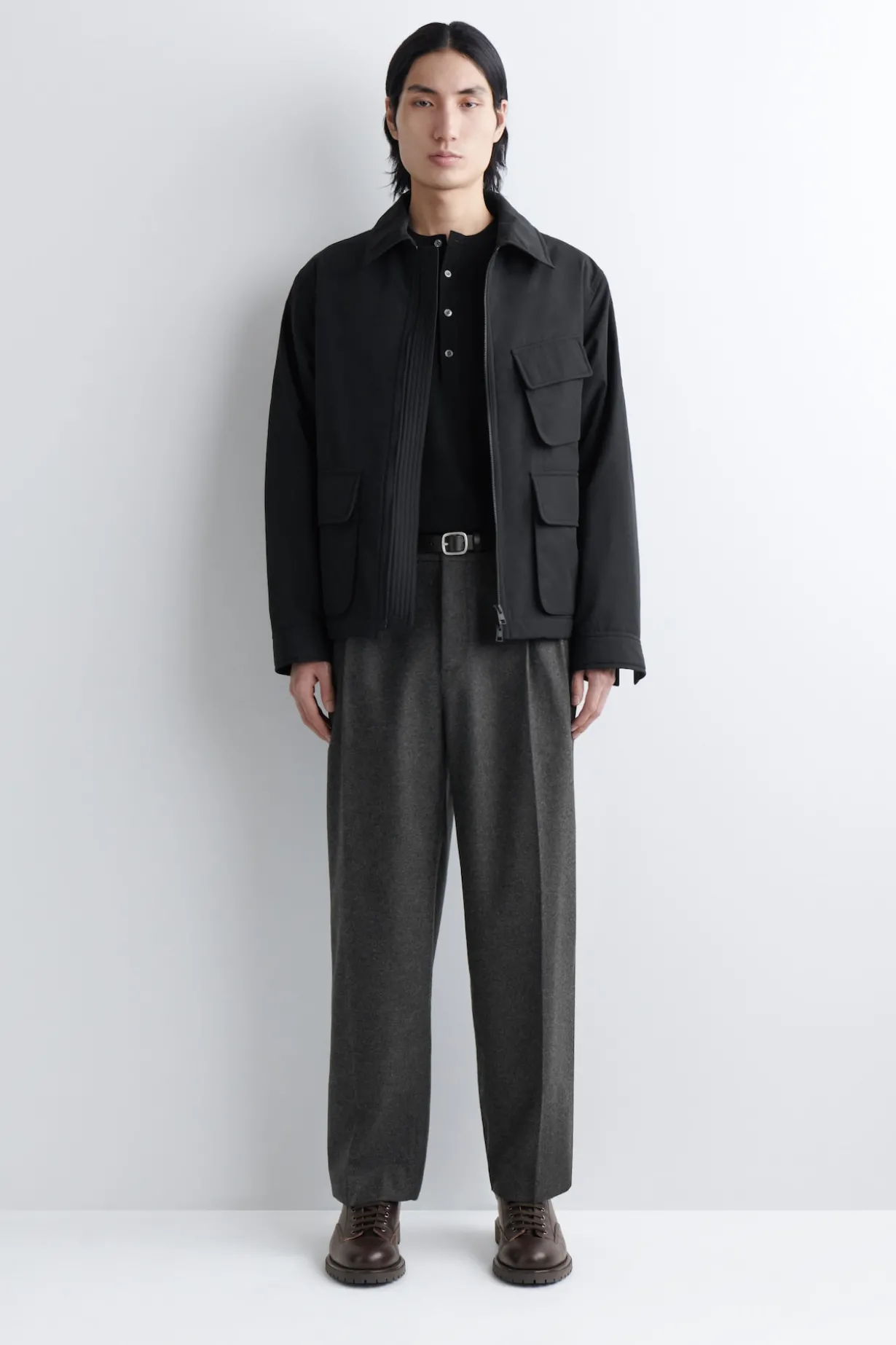 PADDED NYLON UTILITY JACKET