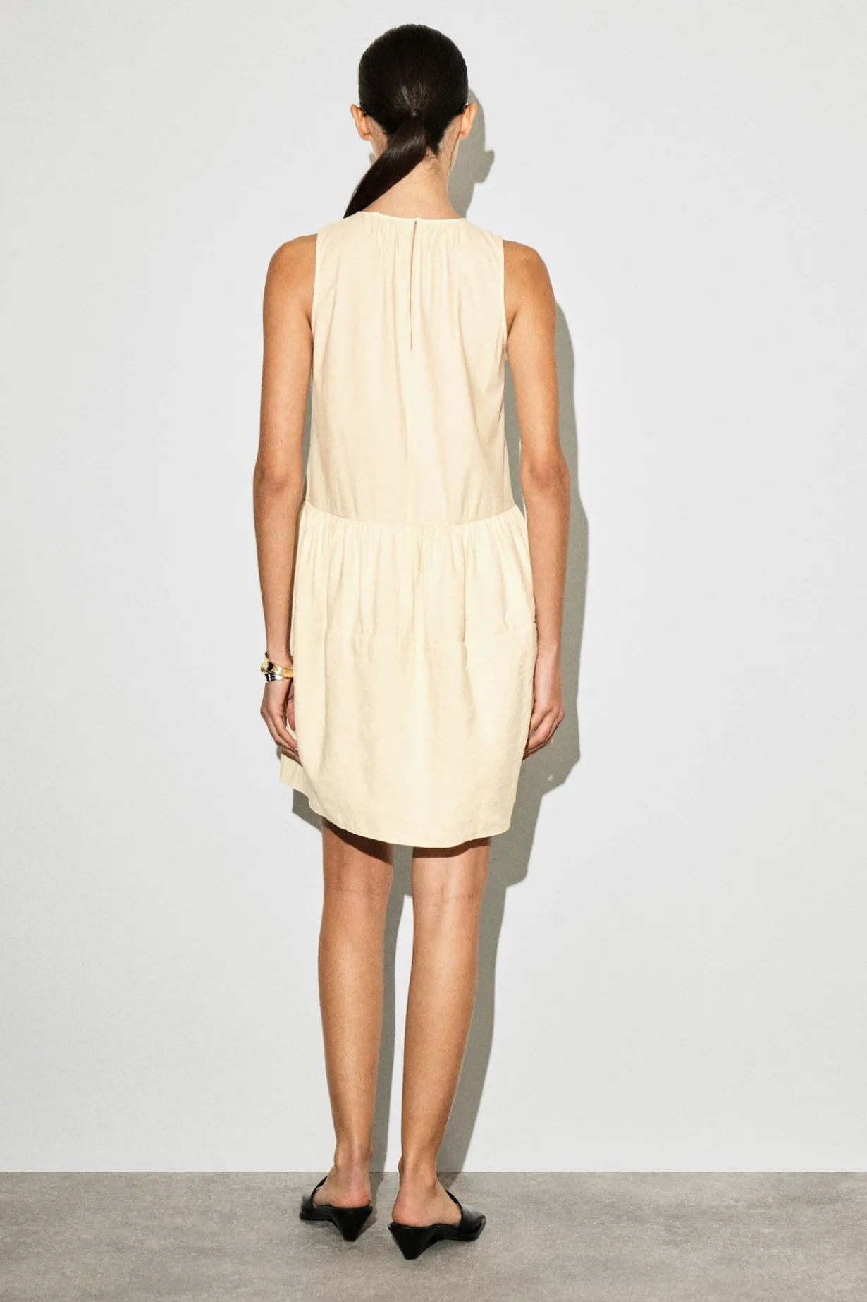 PANELED MINI DRESS