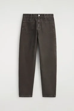 PATCH-POCKET STRAIGHT-LEG JEANS
